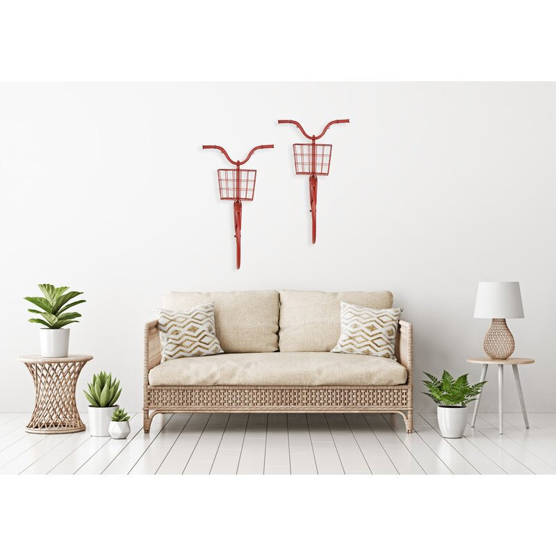 Rodosto Metal Bike Wall Decor