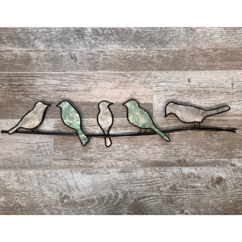 Bikia Birds On Wire Metal Novelty Wall Decor