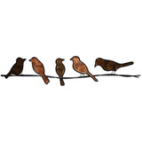 Bikia Birds On Wire Metal Novelty Wall Decor