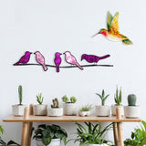 Bikia Birds On Wire Metal Novelty Wall Decor