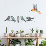 Bikia Birds On Wire Metal Novelty Wall Decor