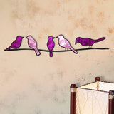 Bikia Birds On Wire Metal Novelty Wall Decor