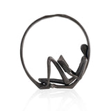 Masniaia Hand-Made Encircled Iron Reader Figurine