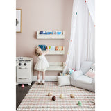 Riari Rectangle Pine Wood Floating Wall Shelf (Set of 3)