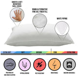 Liabang Gel Fiber Double Stitched Pillow (Set of 2)