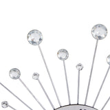 Lare Sunburst Iron 15" Wall Clock