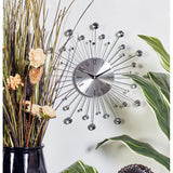 Lare Sunburst Iron 15" Wall Clock