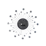 Lare Sunburst Iron 15" Wall Clock