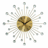 Lare Sunburst Iron 15" Wall Clock