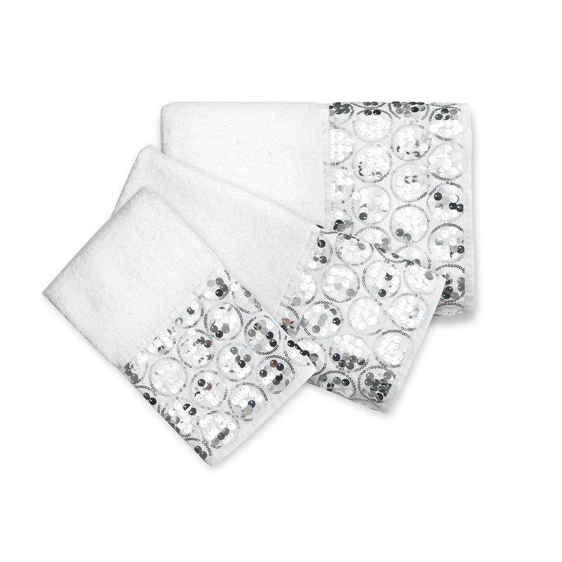 Ciaran 3 Piece Cotton Blend Multi-Size Towel Set
