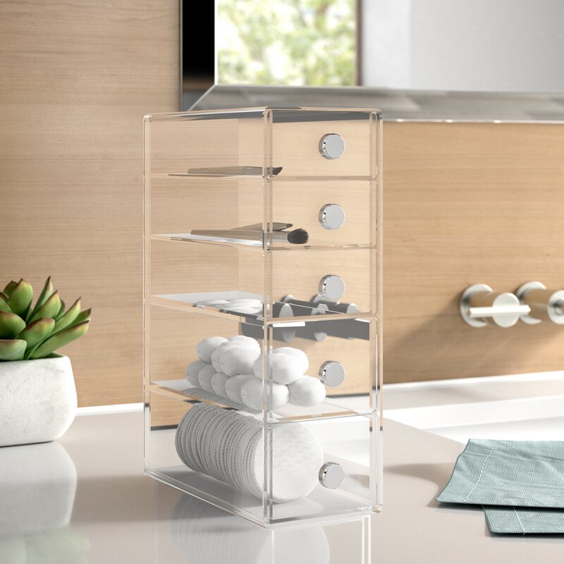 Freya Plastic Makeup Cosmetic Organizer