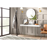 Blicqa Round Bronze Beveled Accent Mirror