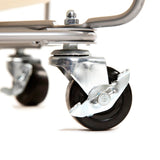 Puloupe Metal Natural White/Gray Laundry Hamper