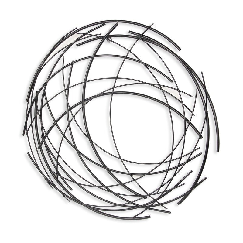 Zeaji Contemporary Abstract Decorative Round Wall Decor