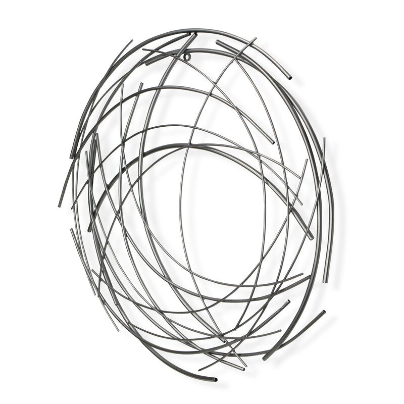 Zeaji Contemporary Abstract Decorative Round Wall Decor