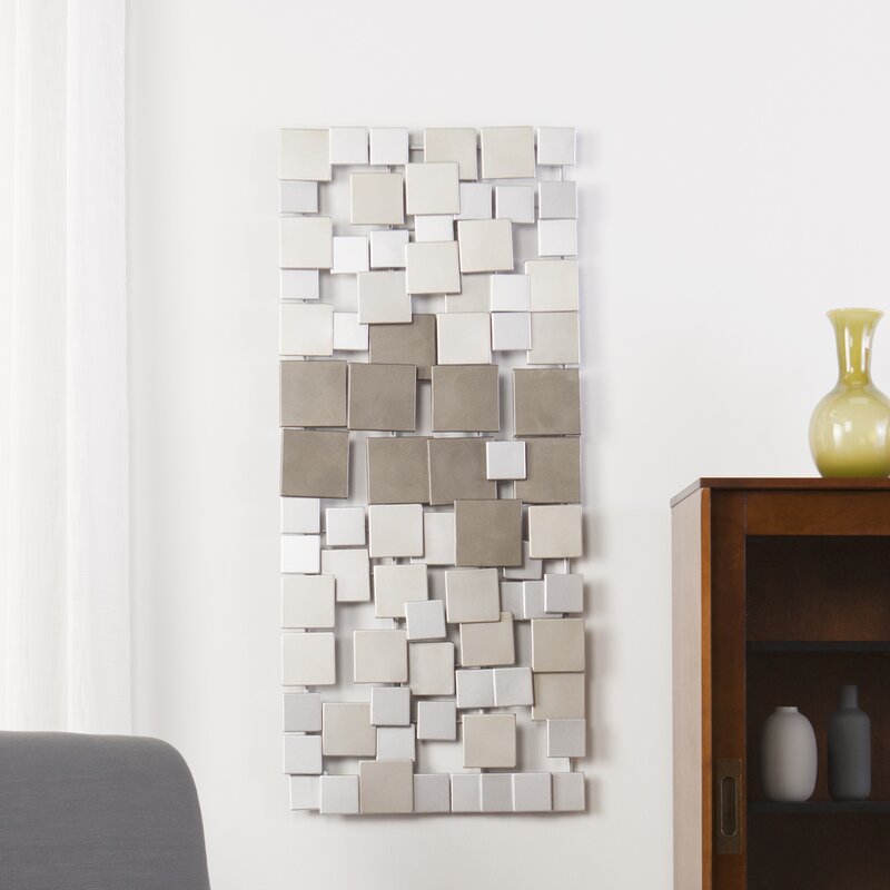 Nania Contemporary Modern Geometric Metal Wall Decor