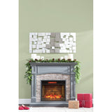 Nania Contemporary Modern Geometric Metal Wall Decor