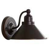 Artsy Wall 1 - Light Dimmable Mission Dust Bronze/Copper Barn Light