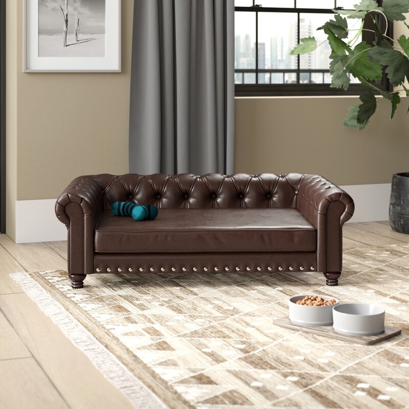 Riddleville Brown Dog Sofa