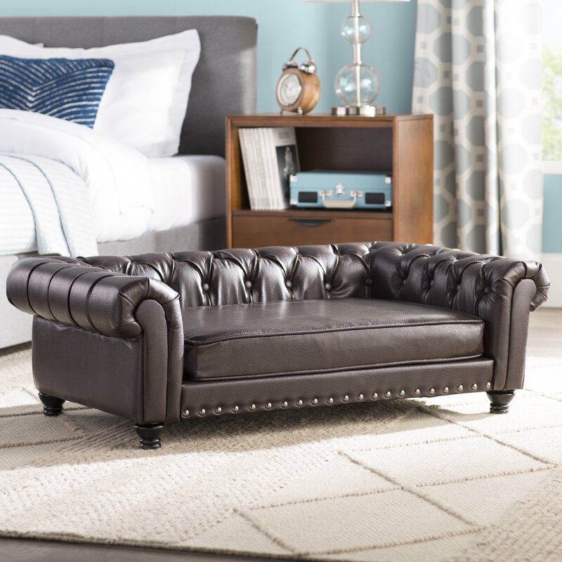 Riddleville Brown Dog Sofa