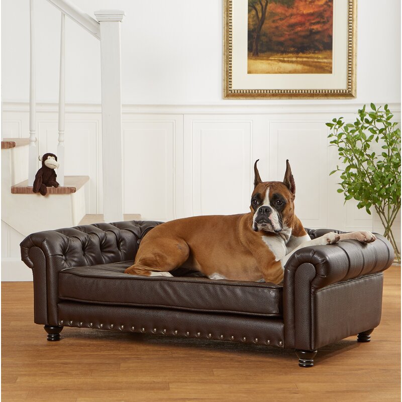Riddleville Brown Dog Sofa