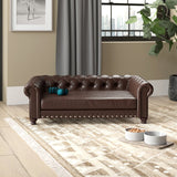 Riddleville Brown Dog Sofa