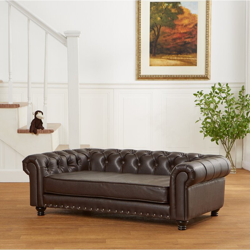 Riddleville Brown Dog Sofa