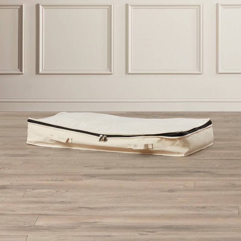 Santa Fabric Beige Underbed Storage Bag