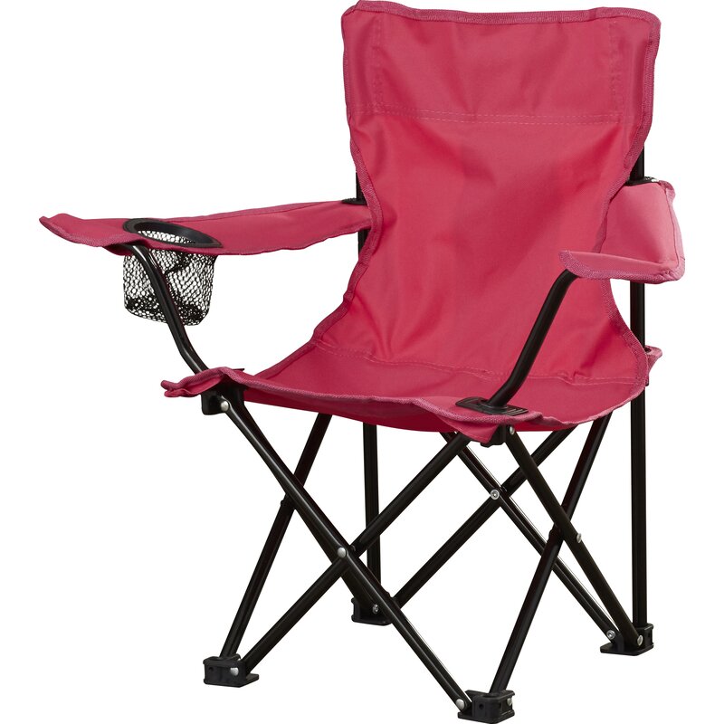 Brontown Outdoor Folding Kids Camping Chair with Cup Holder
