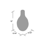 Sofia Bud Shaped Ceramic Table Vase