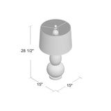 Scotland 28.5" 2 Pcs Table Lamp Set