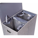 Biaeand Double Flip Lid Laundry Hamper