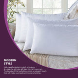 Vaswe Down Alternative Microfiber Plush Support Pillow (Set of 2)