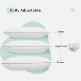 Racro Down Alternative Plush Support Pillow (Set of 2)