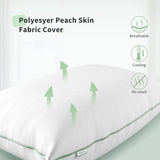 Racro Down Alternative Plush Support Pillow (Set of 2)