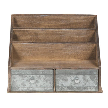 Leitic Wood Desk Organizer