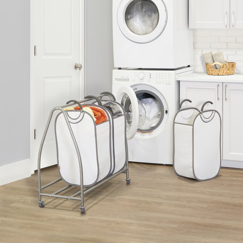 Maeser Easy Access Triple Laundry Sorter