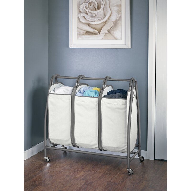 Maeser Easy Access Triple Laundry Sorter