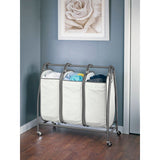 Maeser Easy Access Triple Laundry Sorter