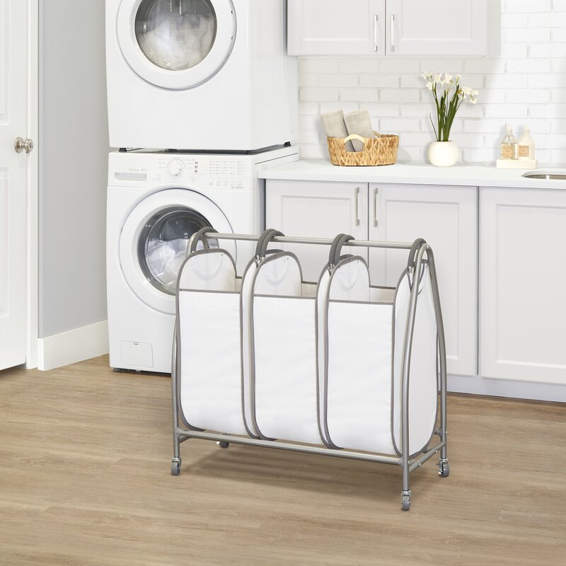 Maeser Easy Access Triple Laundry Sorter