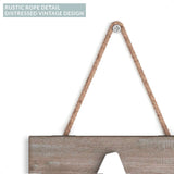 Besui Indoor/Outdoor Eat Wood Wall Decor