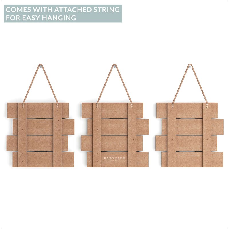 Besui Indoor/Outdoor Eat Wood Wall Decor