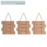 Besui Indoor/Outdoor Eat Wood Wall Decor