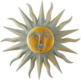 Vegui Modern Sun-Inspired Gray/Gold Wall Decor