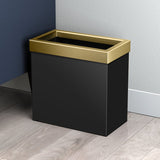 Cismere Steel Rectangular 3.18 Gallon Open Waste Basket