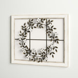 Lesaint Floral Wreath Ornamental Framed Wall Decor