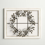 Lesaint Floral Wreath Ornamental Framed Wall Decor