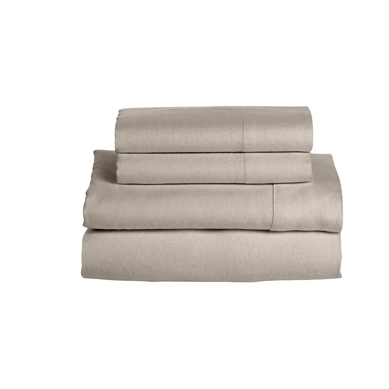 Lileria 100% Breathable Linen Sheet Set
