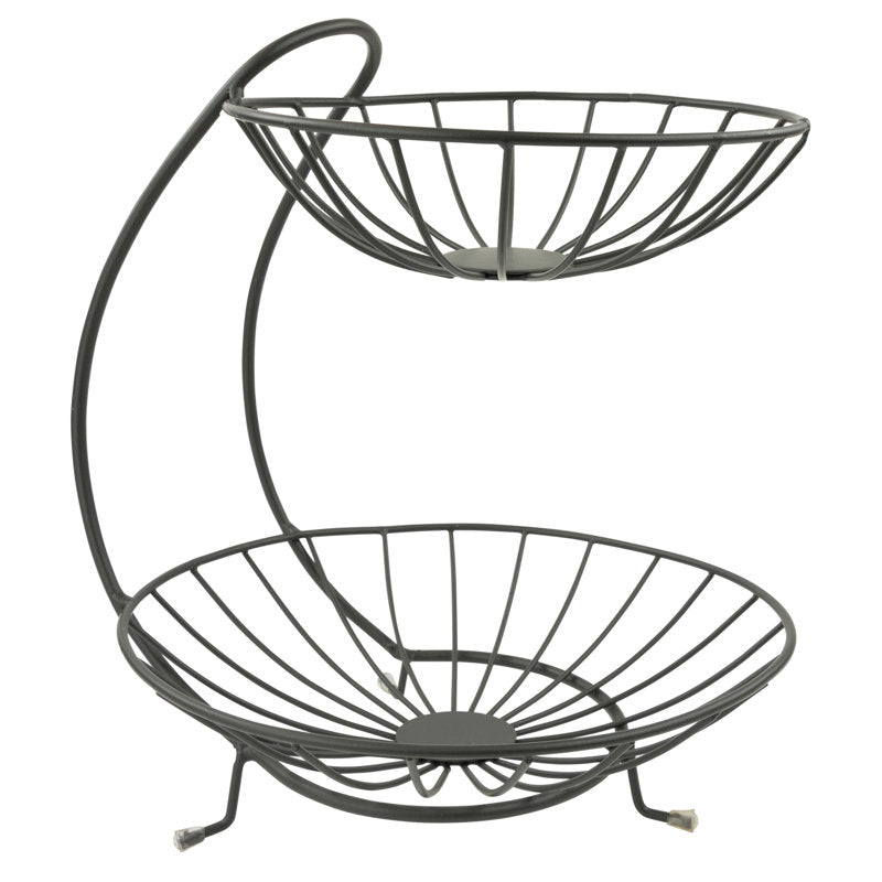 Rosa Stainless Steel Round Fruit Basket