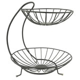Rosa Stainless Steel Round Fruit Basket